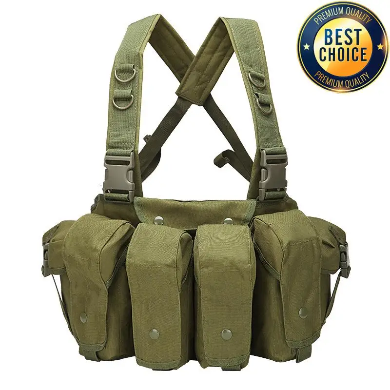 Chaleco táctico MOLLE de liberación rápida para caza y entrenamiento - imagen 4