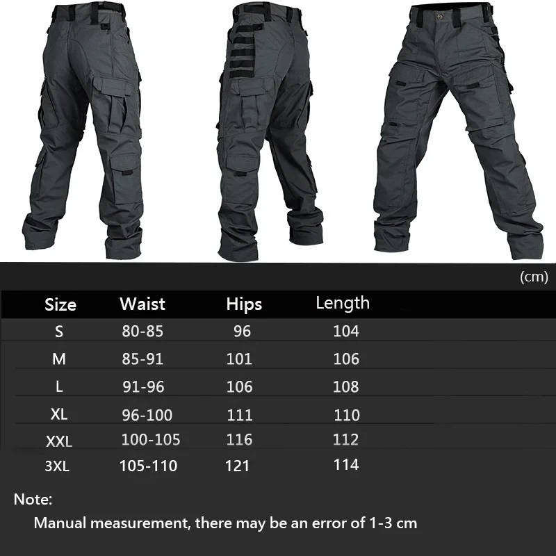 Pantalones cargo tácticos TactiArmycal vista frontal