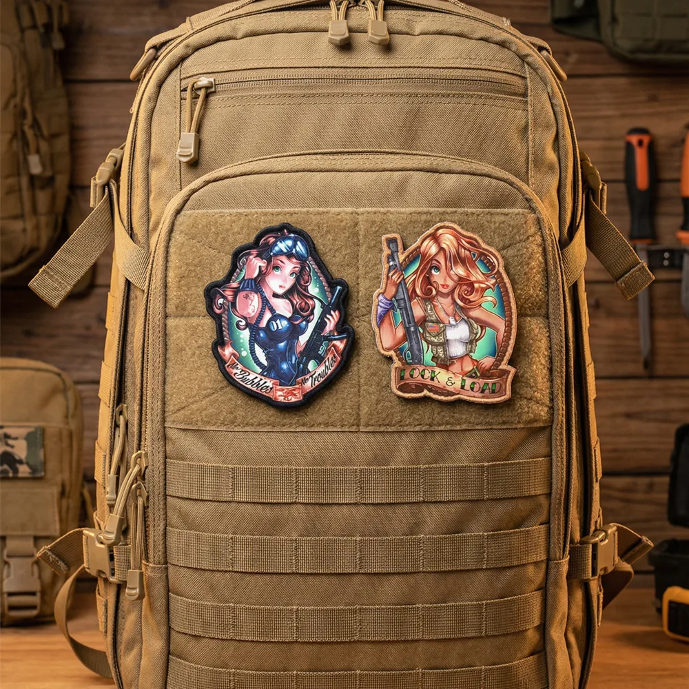 Parche bordado Princesa Leia Marina – para ropa y mochilas - imagen 2