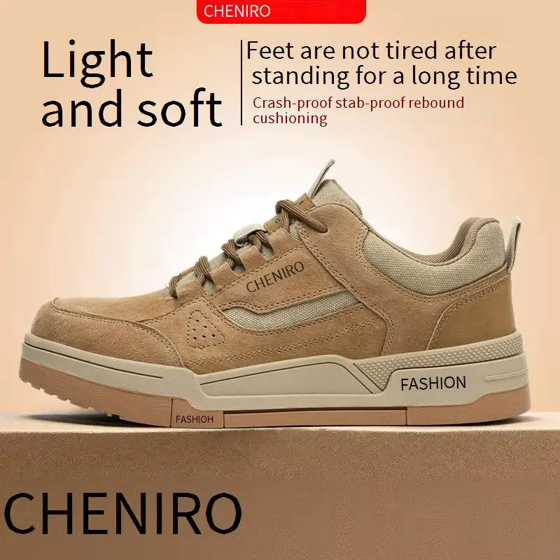 Zapatos de protección laboral para hombre con suela antideslizante