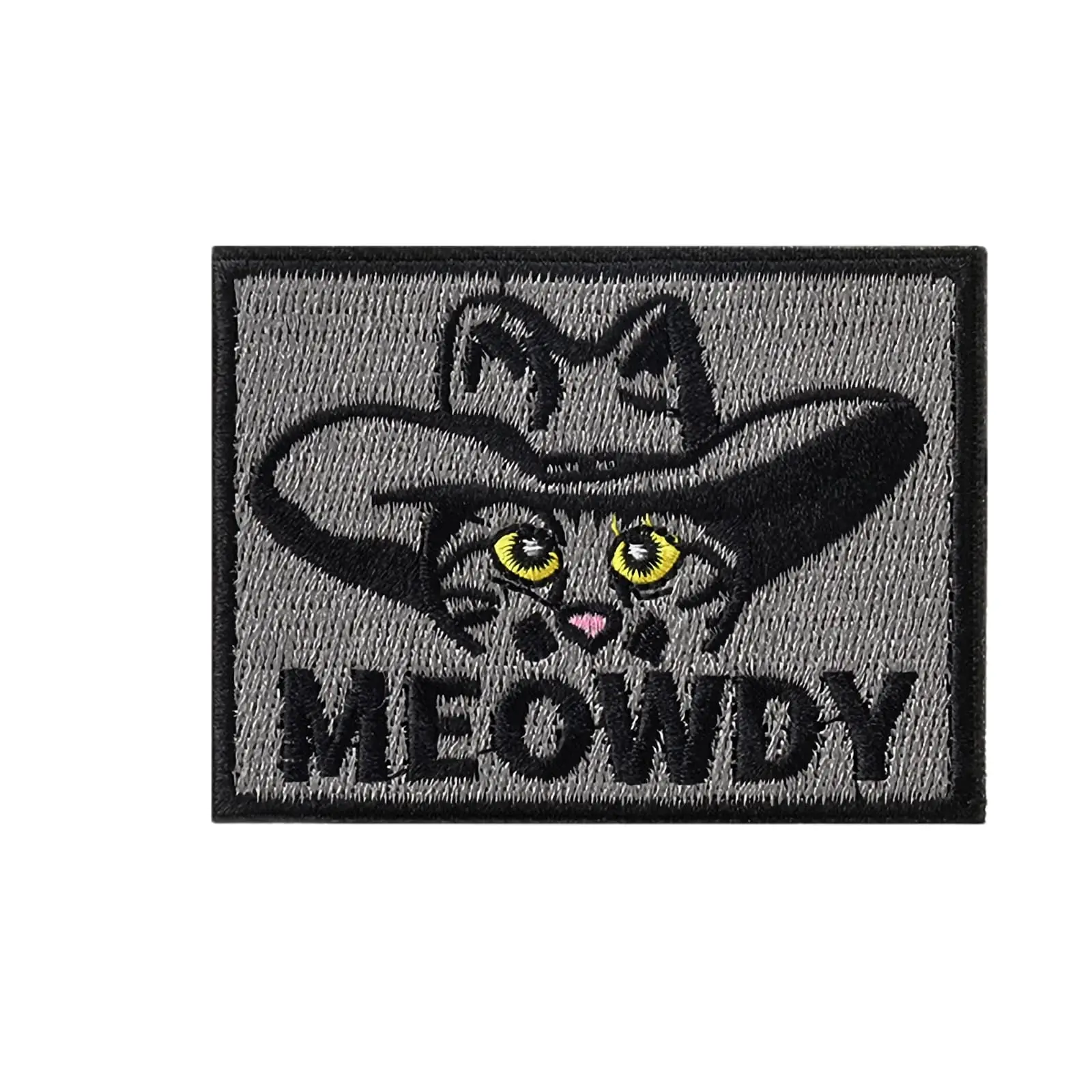 Parche bordado velcro Meowdy Cats – Táctico para mochila o chaleco