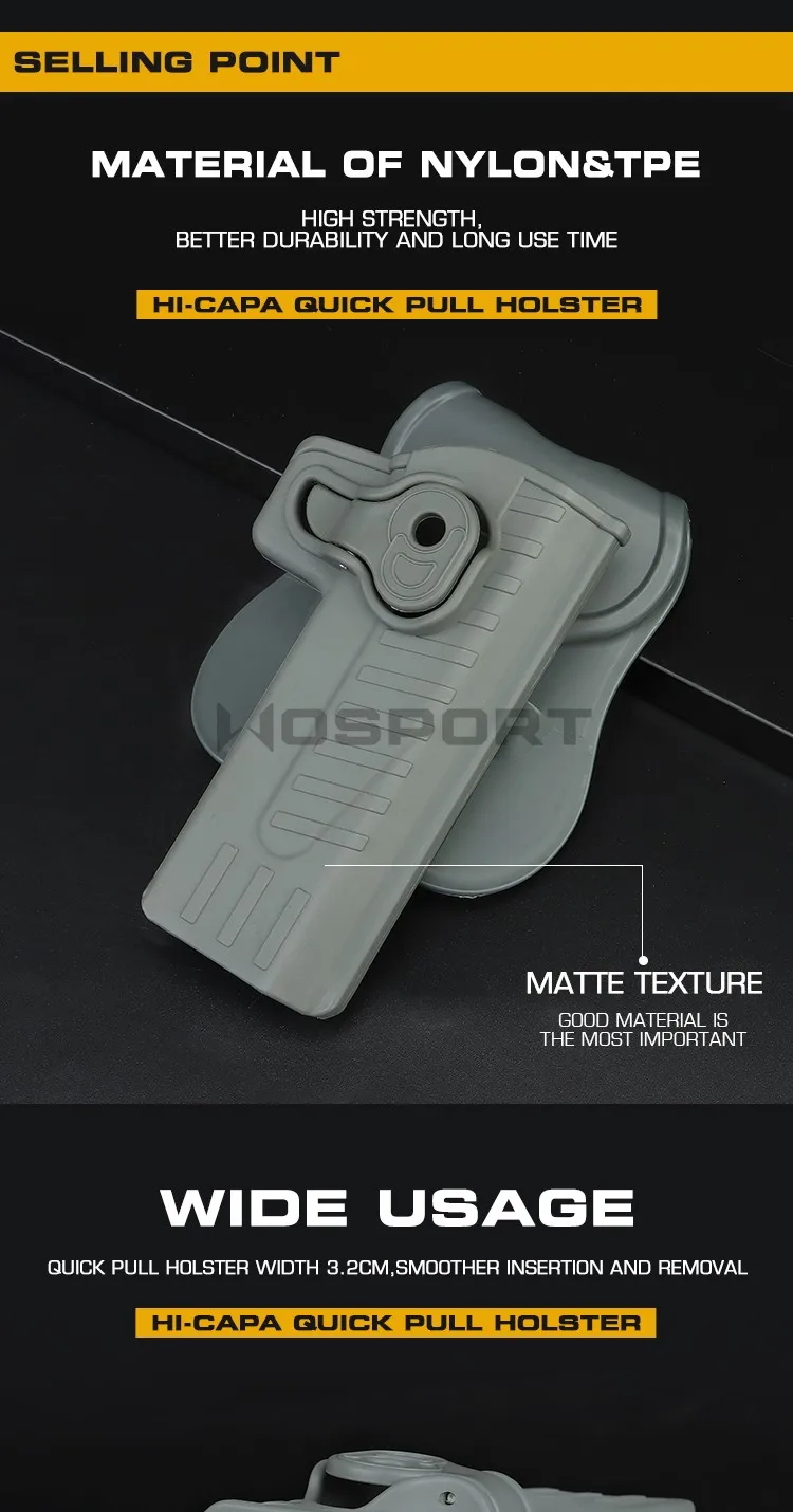 Funda para pistola STI2011 vista frontal