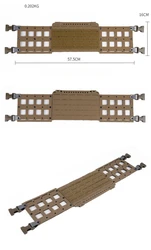 Soporte de transporte MOLLE para colgador pecho extendido