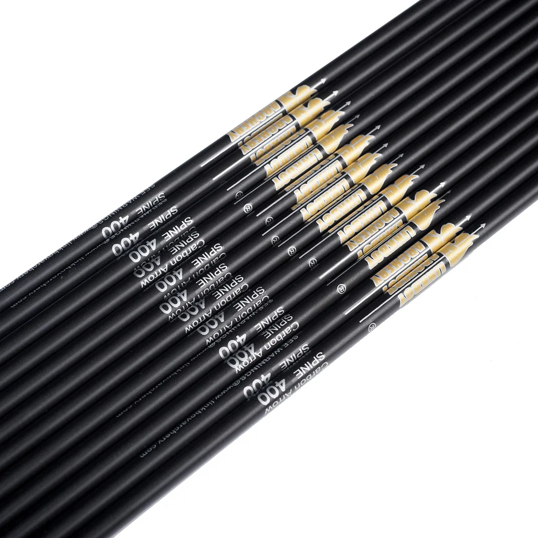 Flechas carbono 30'' para arco recurvo – spine variable 400-1000 - imagen 2
