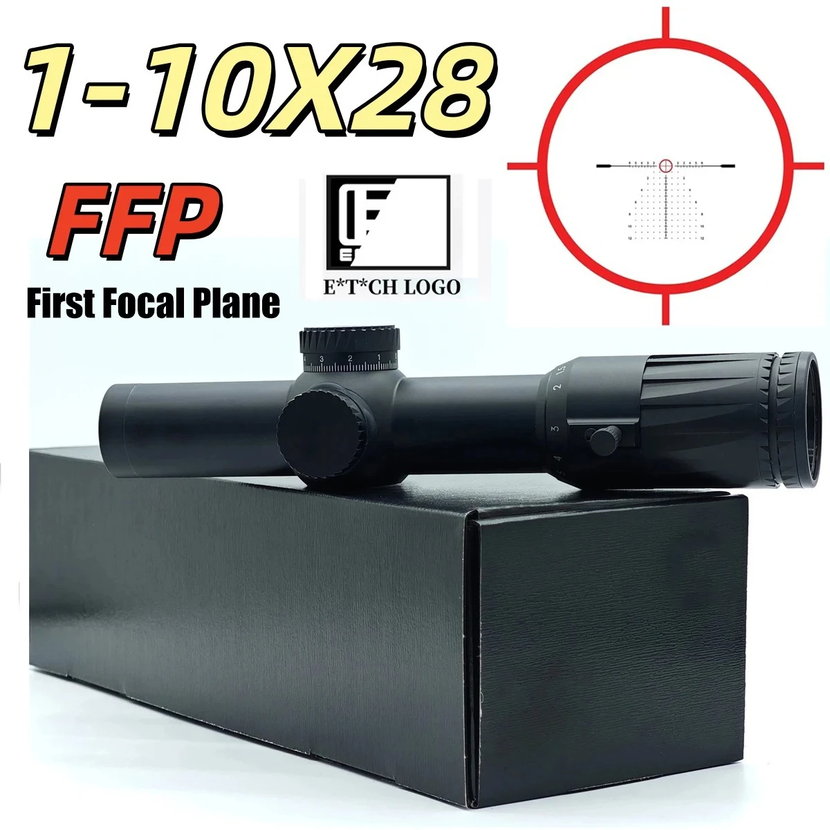 EOTech mira telescópica táctica FFP retícula iluminada MRAD VDU - imagen 2