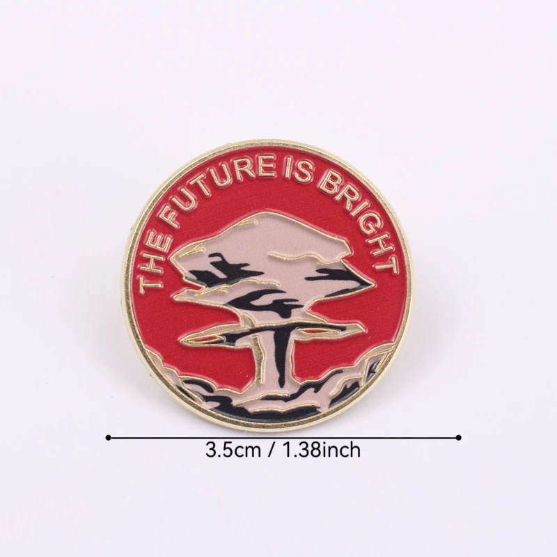 Broche esmaltado táctico insignia circular para solapa y mochila - imagen 4