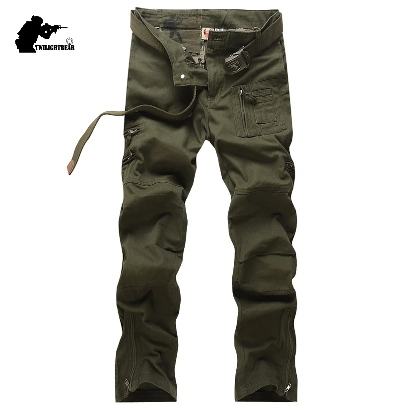 Pantalón cargo hombre de algodón – Multibolsillos para trabajo