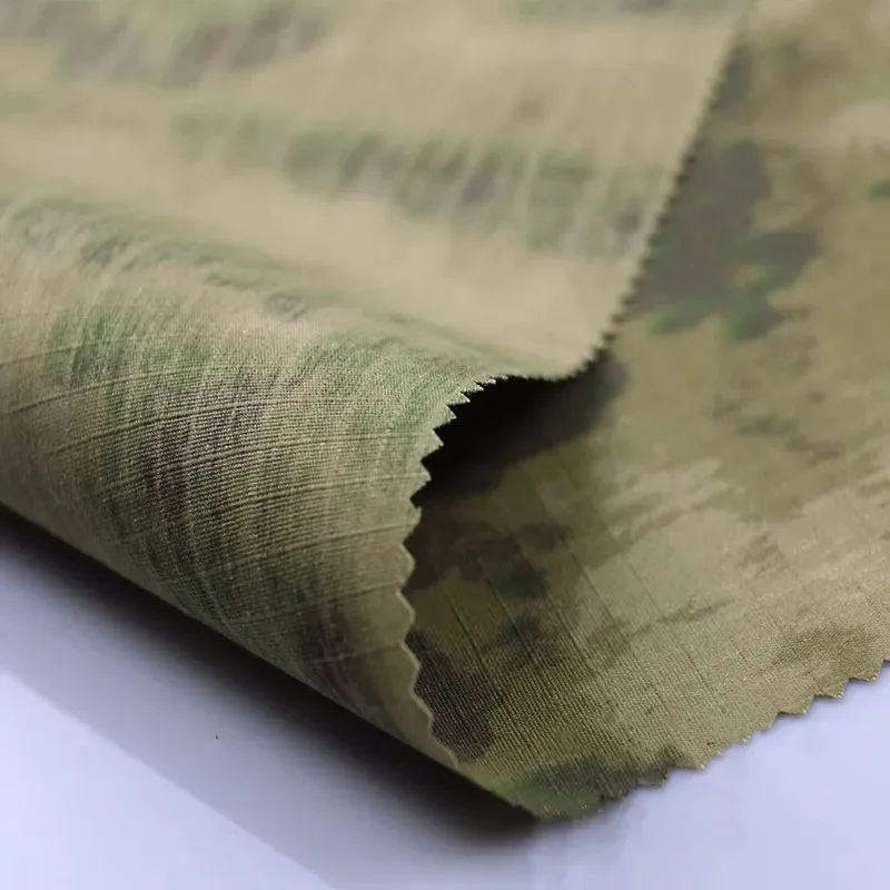 Tela de camuflaje A-TACS FG verde y gris para ropa táctica - imagen 3