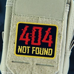 Parche Velcro táctico 404 – Insignia bordada militar