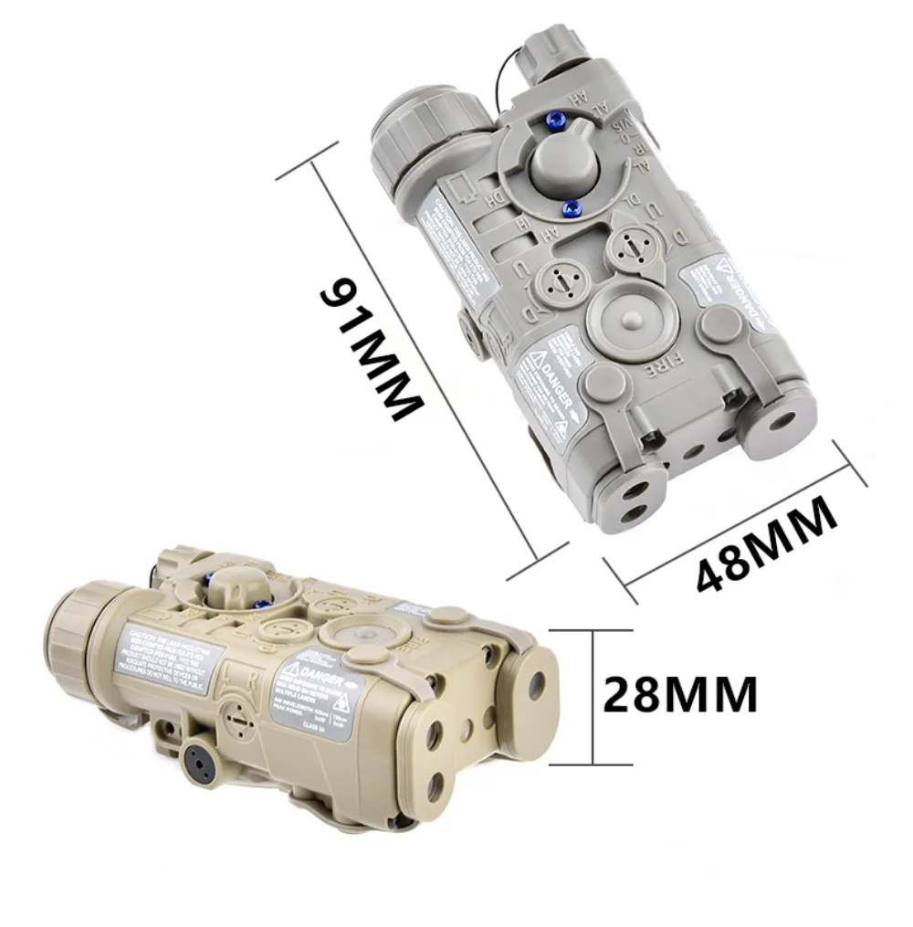 Vista lateral del dispositivo montado