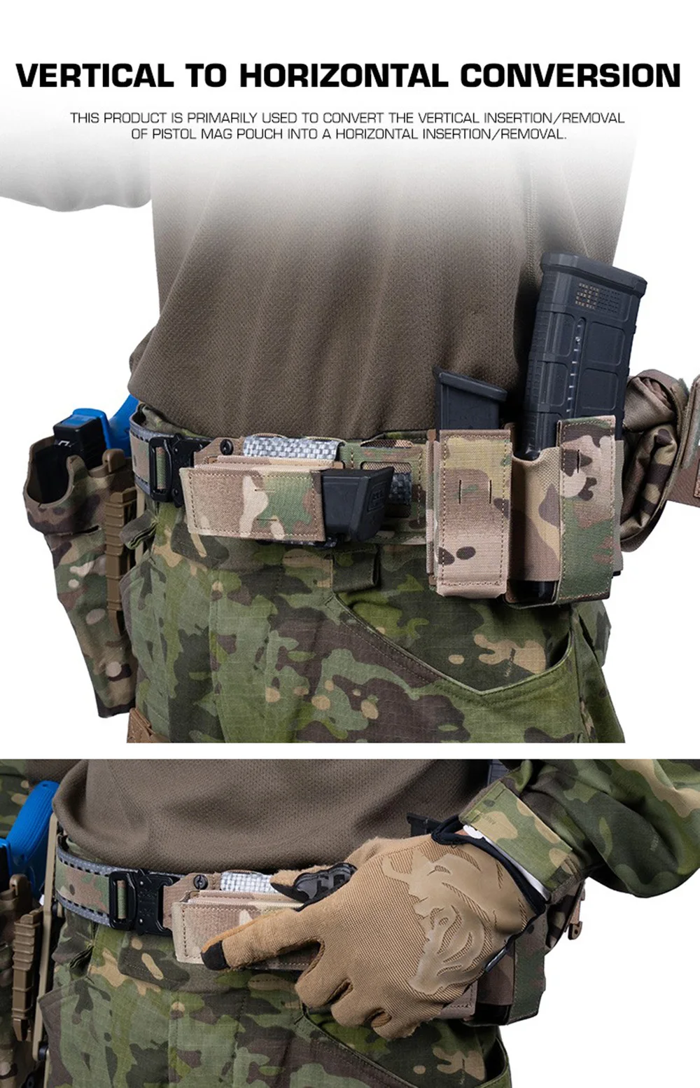 Montaje en equipamiento MOLLE