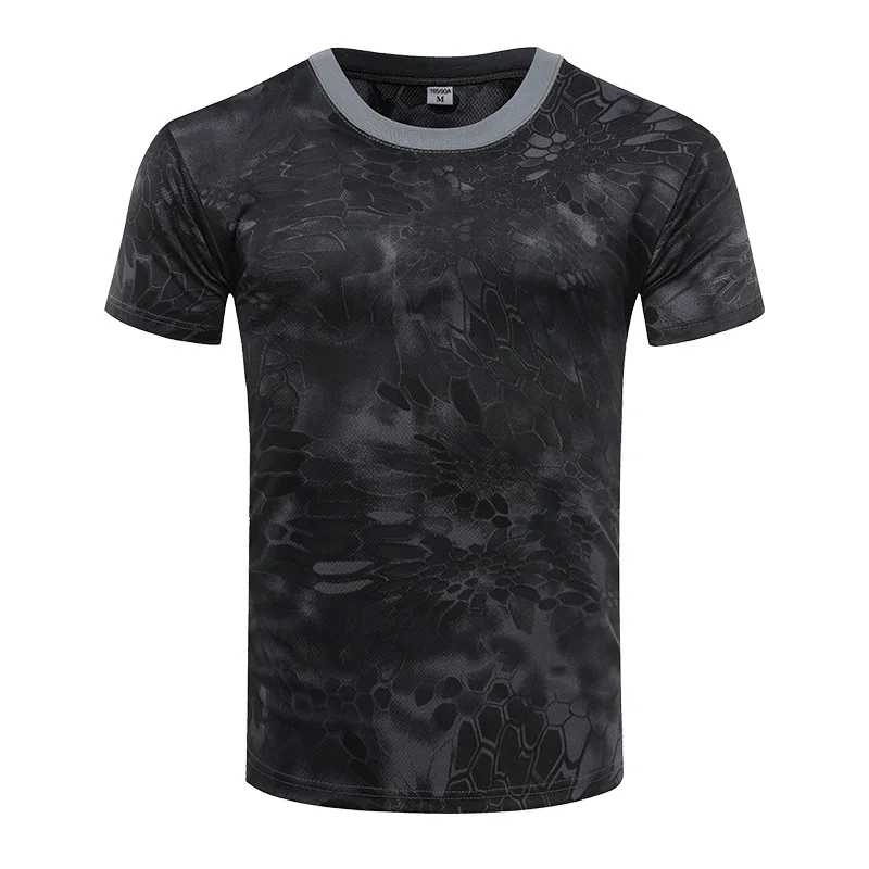 Camiseta táctica de secado rápido camuflaje malla transpirable - imagen 5