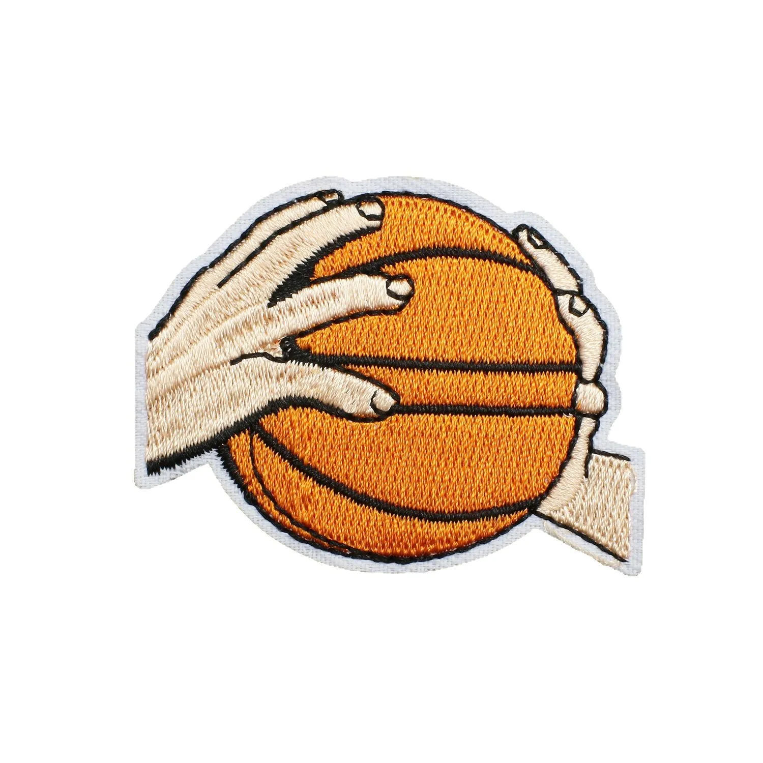 Parche bordado baloncesto amor – termoadhesivo textil para ropa - imagen 5