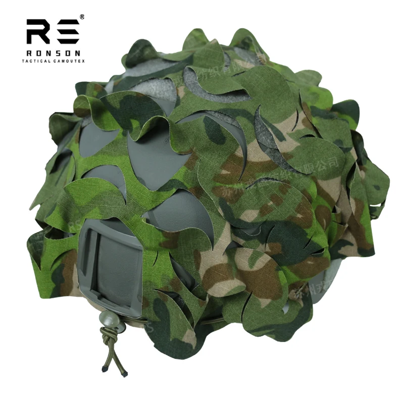 Cubrecascos táctico camuflaje 3D Flecktarn de ajuste rápido - imagen 2