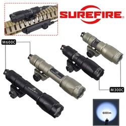 SureFire Linterna táctica M600 Scout con riel 20 mm