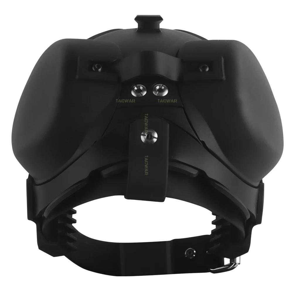 Casco táctico K9 para perro con lentes, acolchado y soporte cámara - imagen 3