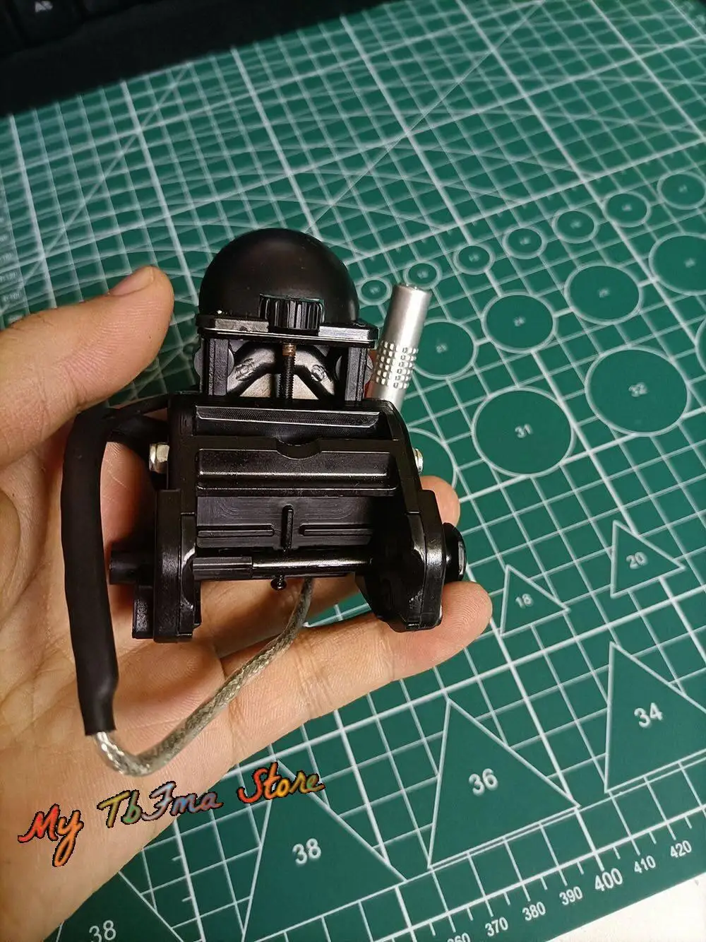 Mascarilla protectora MFS negra casco aviación militar NVG - imagen 4