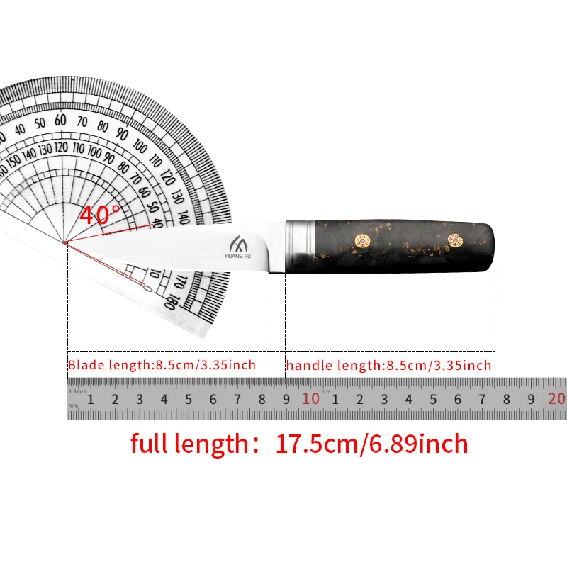 Cuchillo fijo para camping y supervivencia con funda - imagen 3