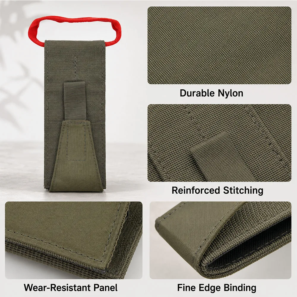 Bolsa táctica médica MOLLE vertical portátil para primeros auxilios - imagen 3