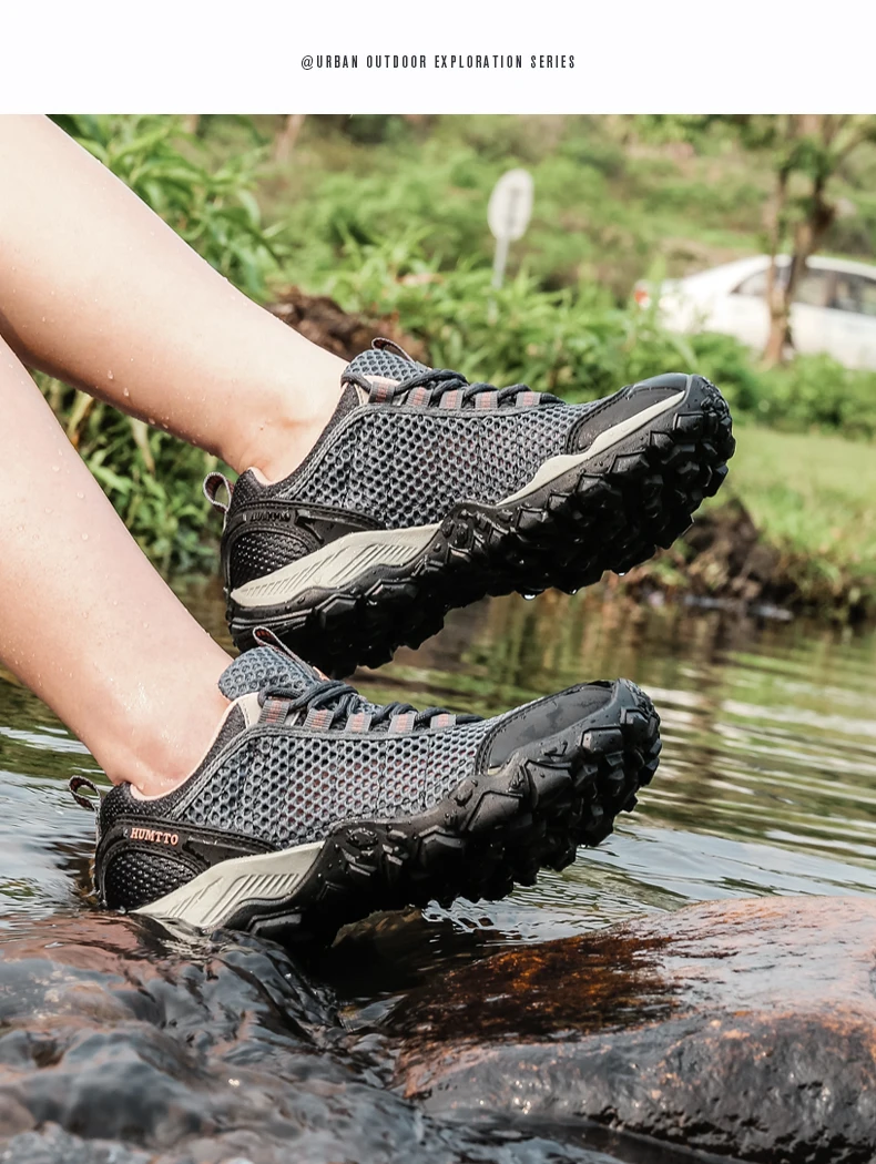 Humtto zapatillas de senderismo transpirables para exteriores - imagen 5