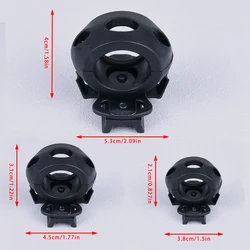 IBH Soporte linterna táctica casco con carril tipo rail ajustable