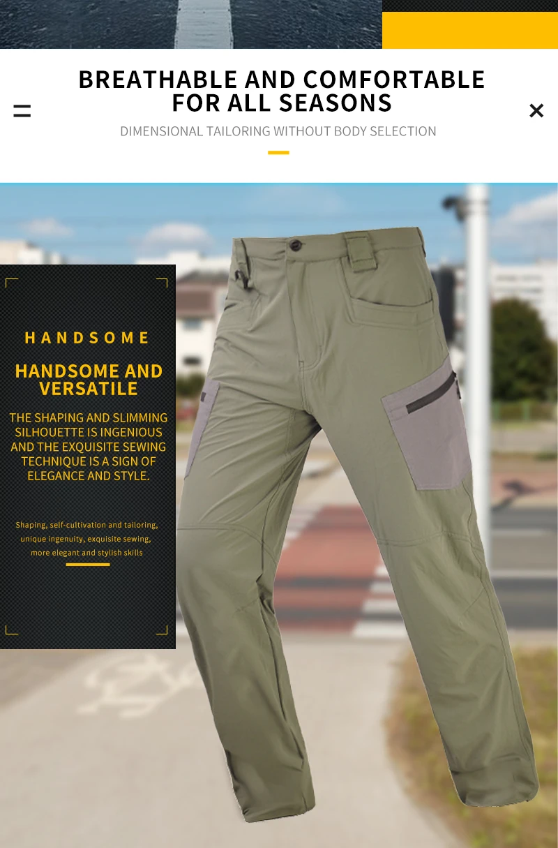 Pantalones en uso outdoor