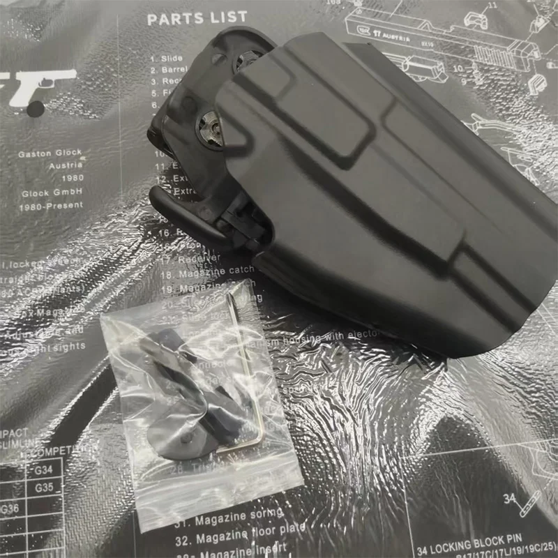 Funda pistola compacta extracción rápida mano derecha para caza y tiro - imagen 5