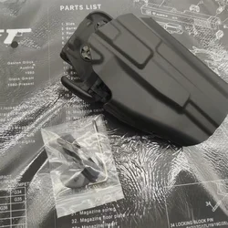Funda pistola compacta extracción rápida mano derecha para caza y tiro