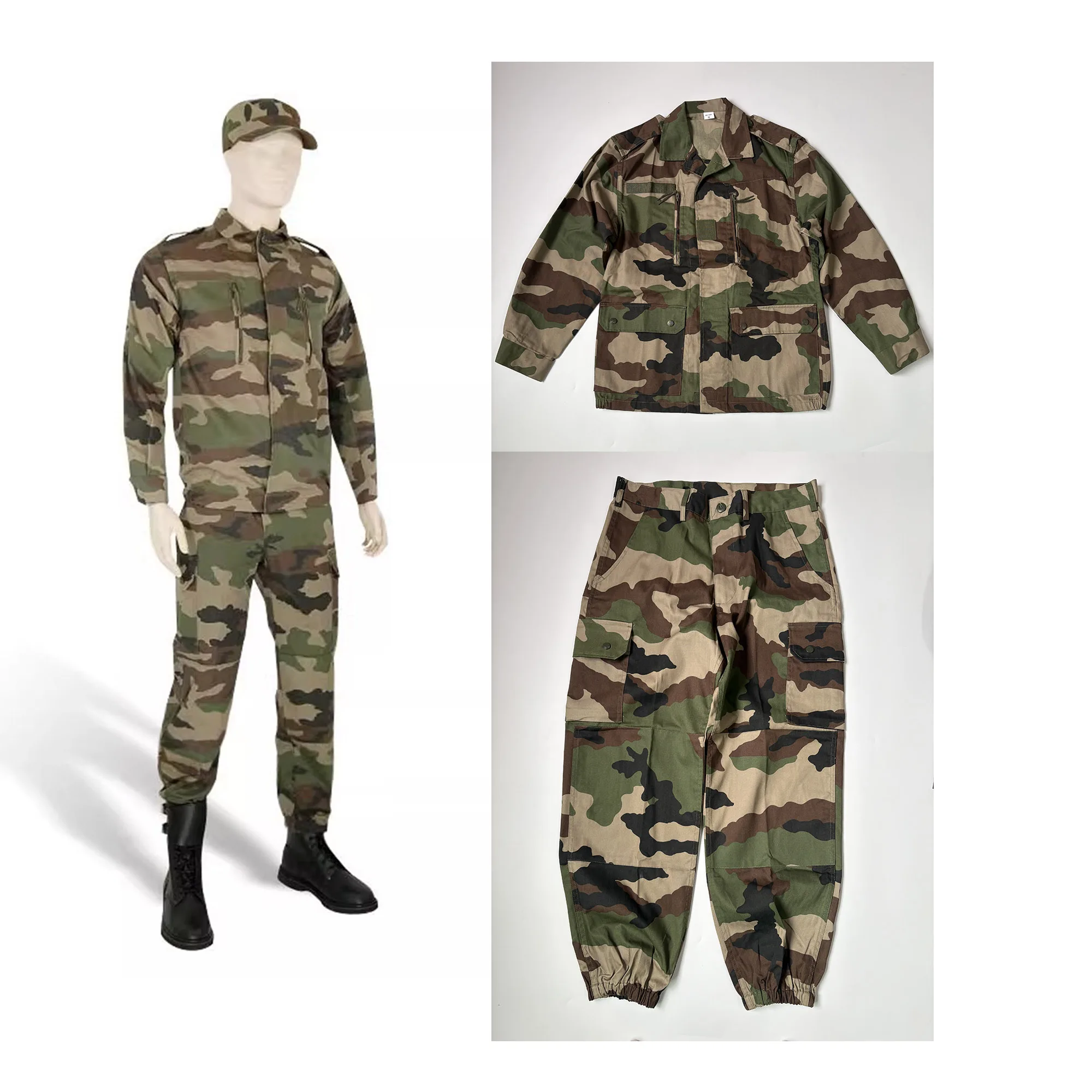 Ropa táctica caza F2 camuflaje francesa CE – Chaqueta y pantalón - imagen 3