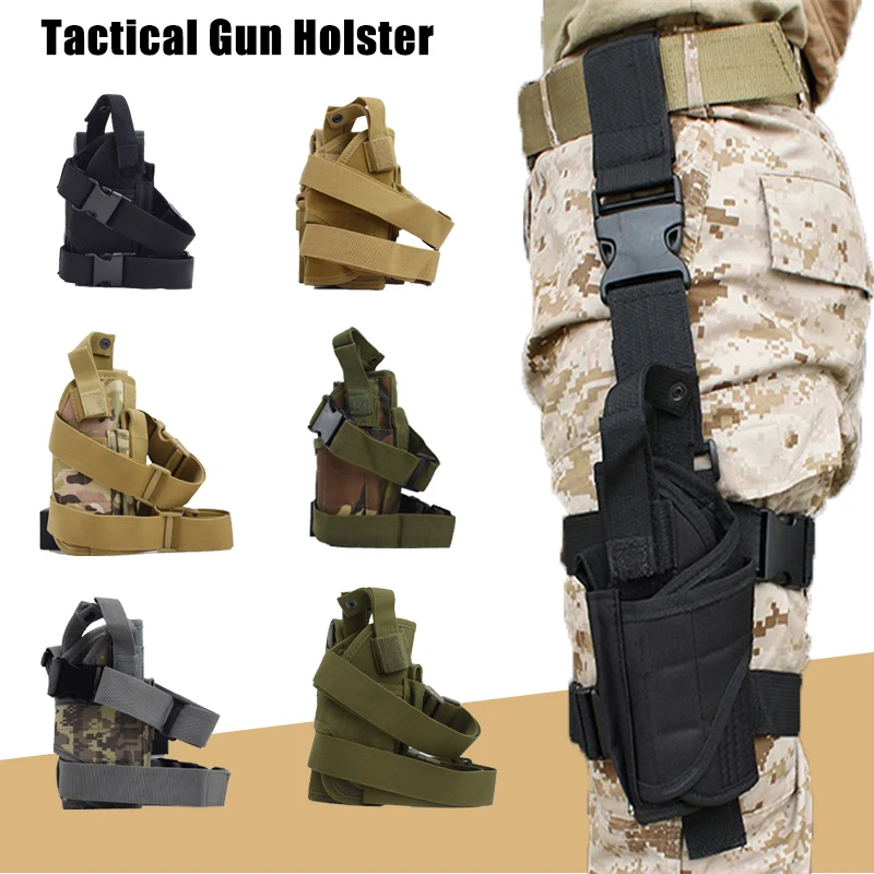 JSJM Arnés Táctico de Muslo Diestro Funda Pierna para Pistola - imagen 2