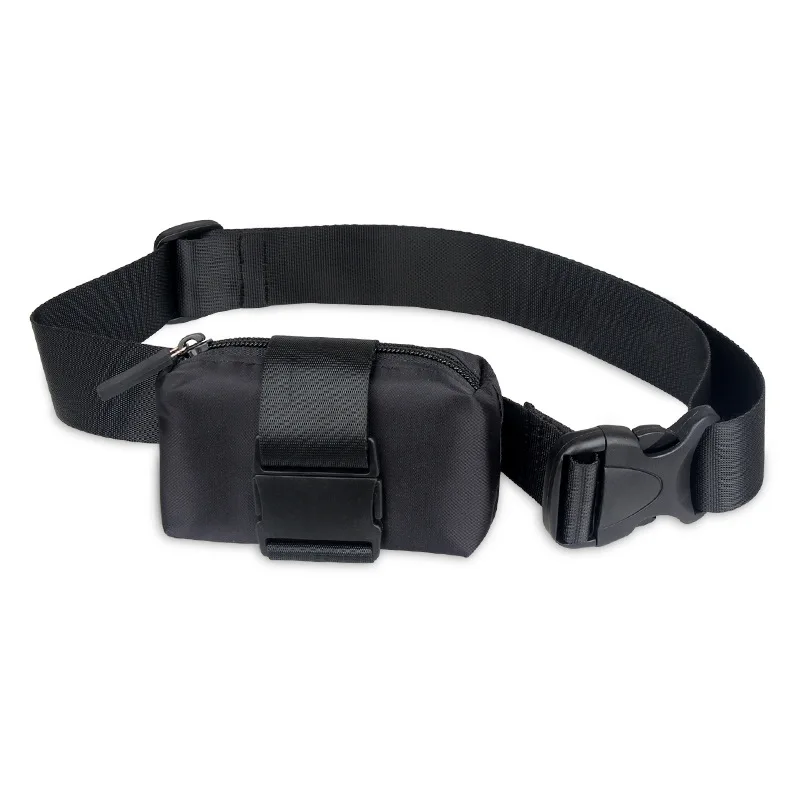 Vista trasera del collar ajustable con mosquetón de sujeción