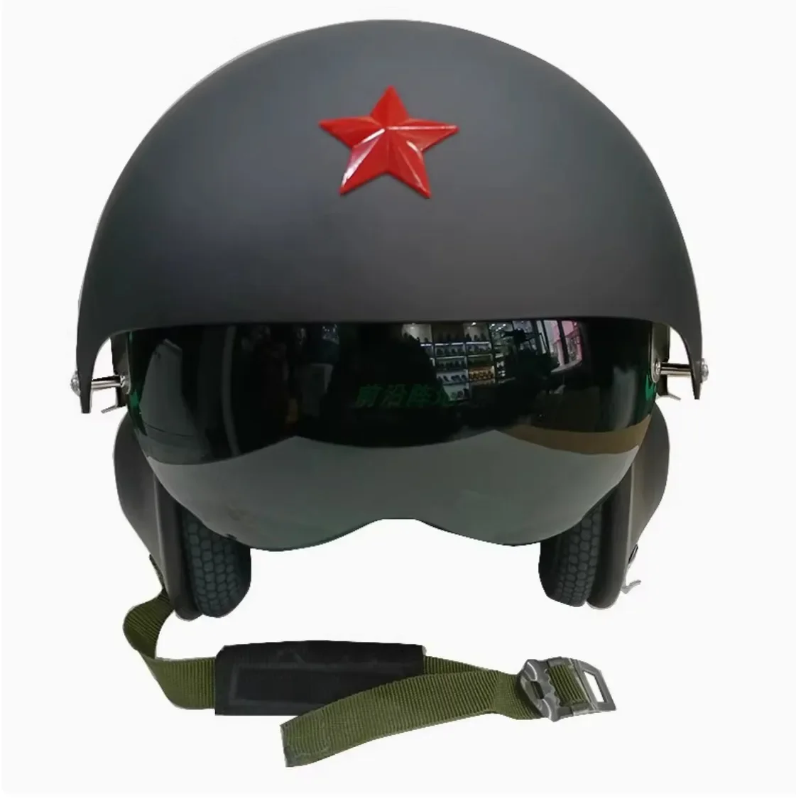 Casco piloto blanco unisex con lentes intercambiables todo el año - imagen 5