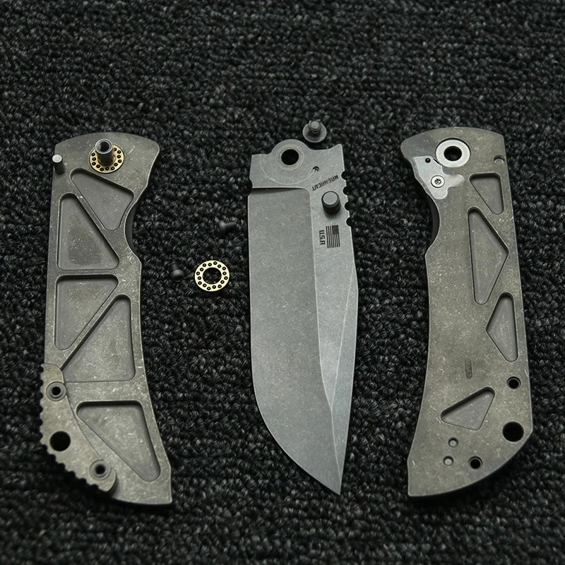 LEMIFSHE Mac2 Navaja plegable EDC de titanio y acero MagnaCut - imagen 2