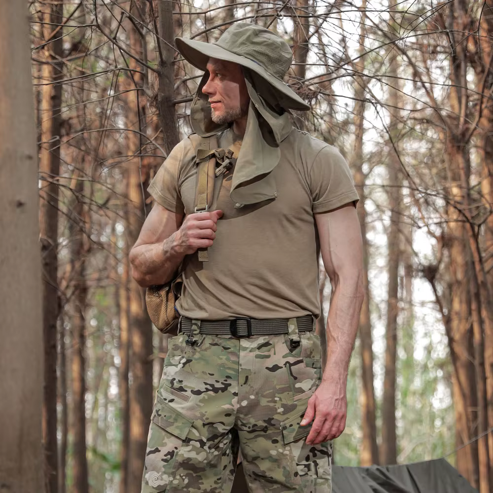 Emersongear BlueLabel Sombrero Táctico Camuflaje Máscara Desmontable - imagen 2