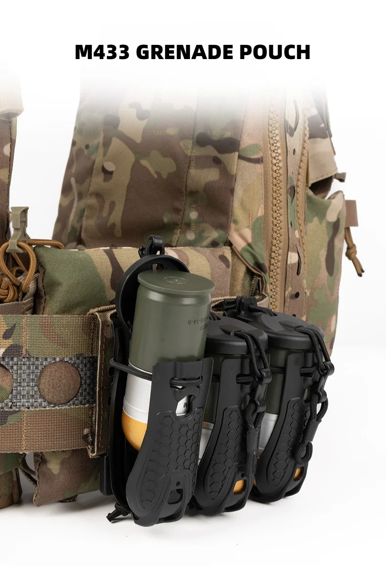 Portagranadas Tactical M433 para modelo dummy de 40 mm