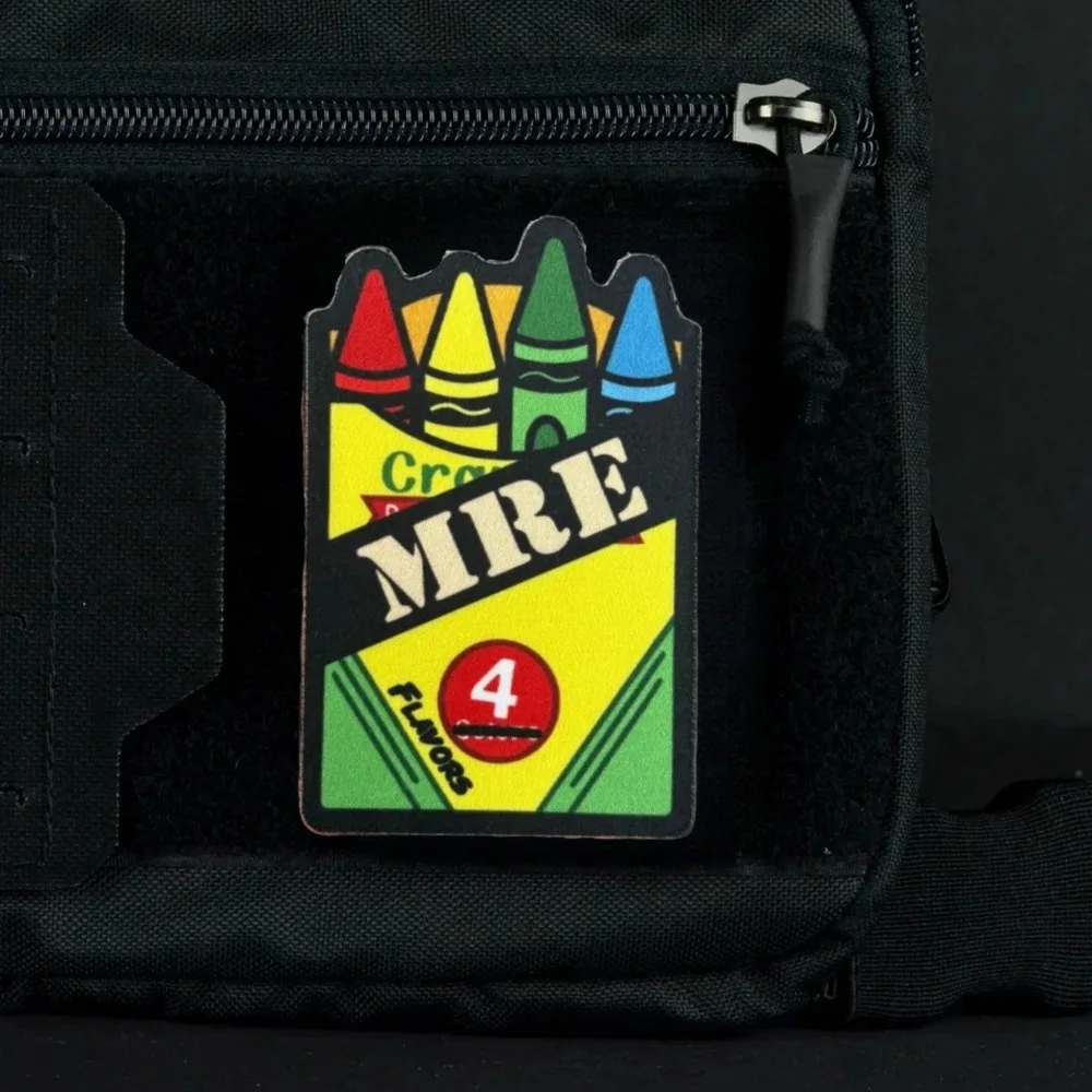 Parche táctico Crayon Eater con velcro – Insignia de moral - imagen 3