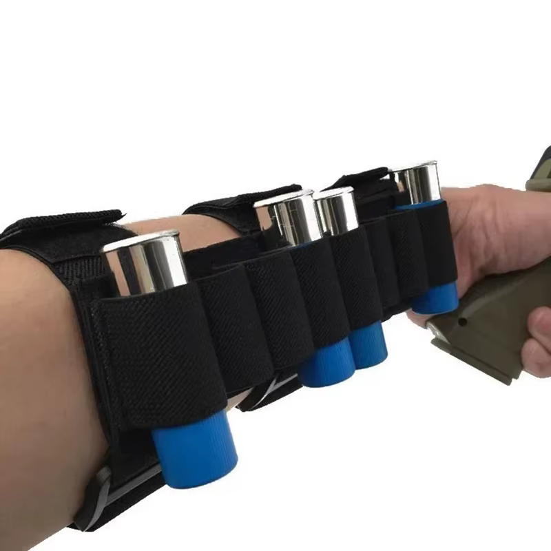 Portacartchos escopeta táctico – Funda 8 cartuchos calibre 12/20 - imagen 3