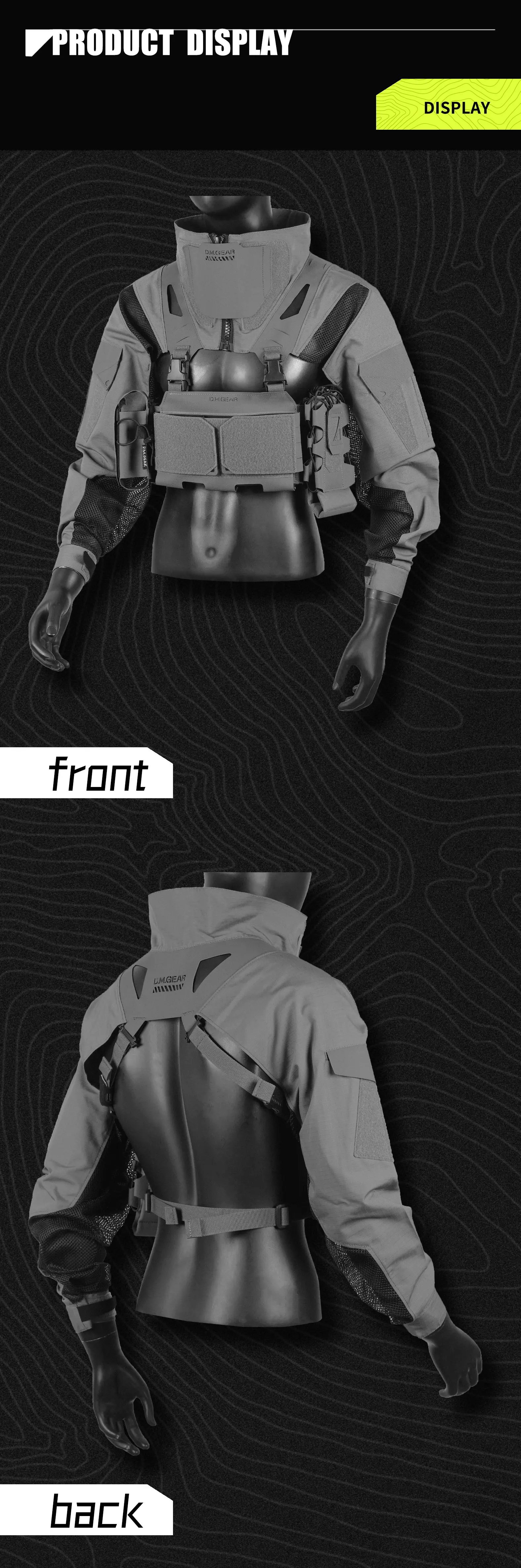 Ropa táctica cómoda y funcional