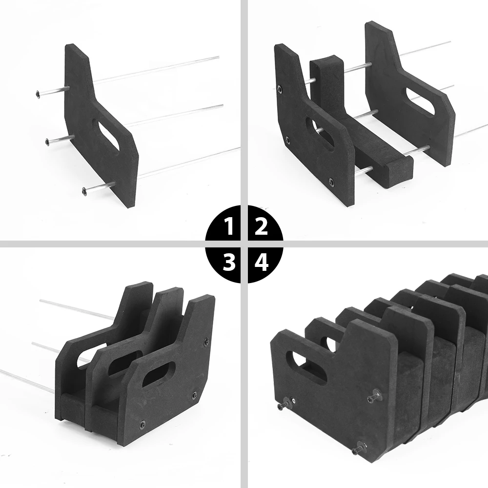 Soporte pistolas espuma para caja fuerte – Organizador universal - imagen 2