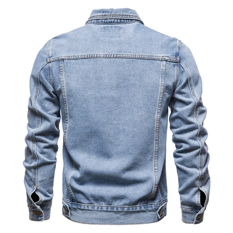 Chaqueta vaquera mezclilla homme – Ajuste slim moderno - imagen 5