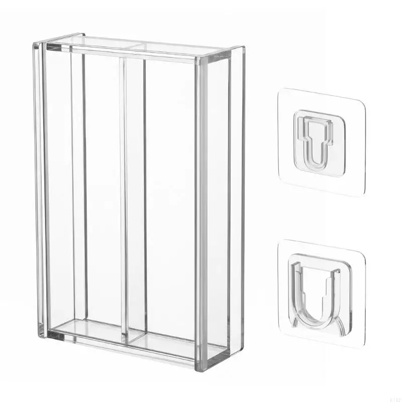 Estuche organizador transparente doble sección para muñequera cordón - imagen 3
