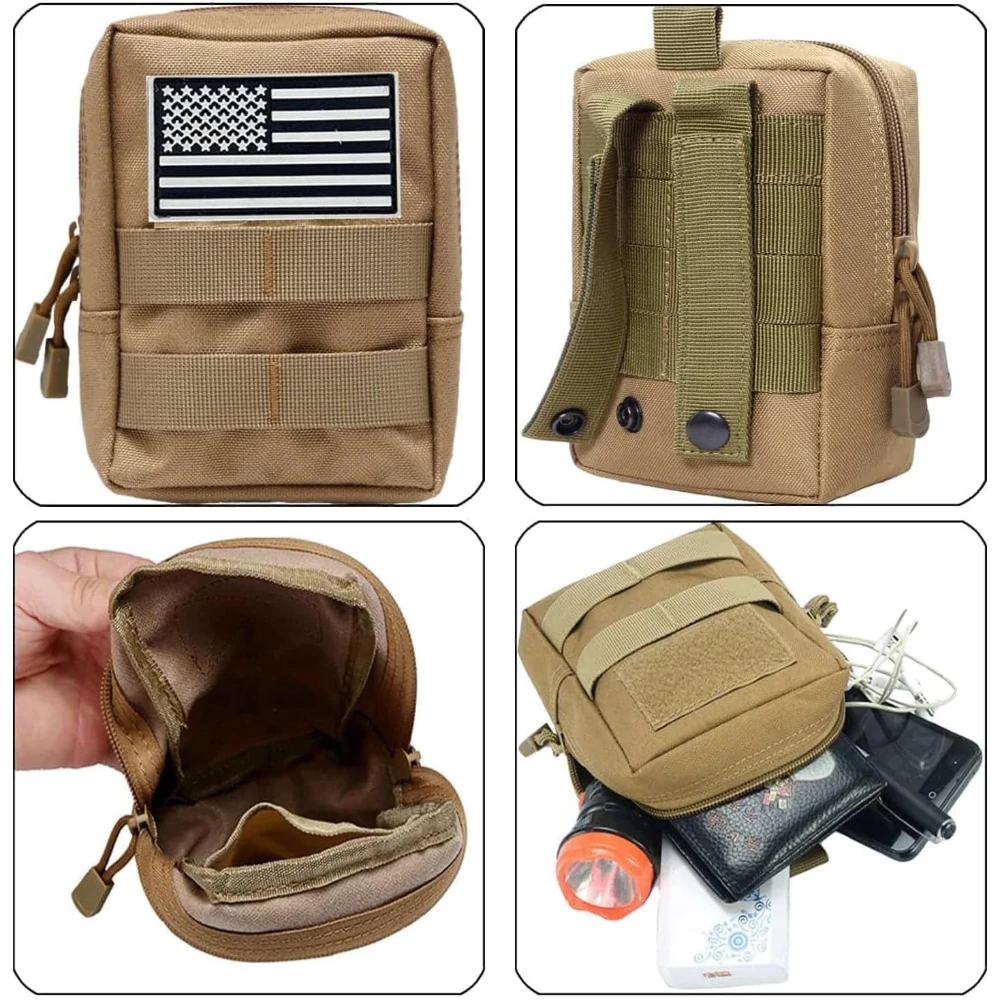 Bolsas tácticas MOLLE utilitarias EDC y equipo de caza - imagen 5