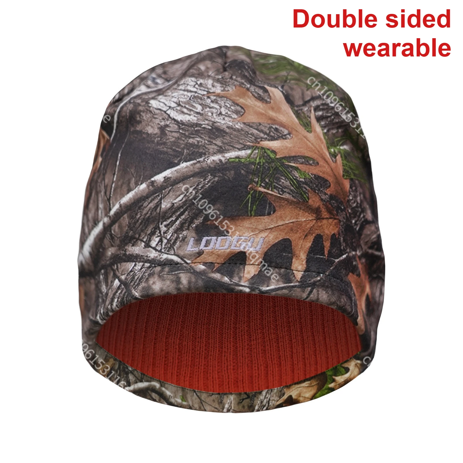Gorro camuflaje térmico doble cara a prueba de viento outdoor - imagen 2