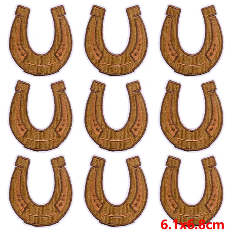 Parche bordado herradura - insignia termoadhesiva para planchar - imagen 4