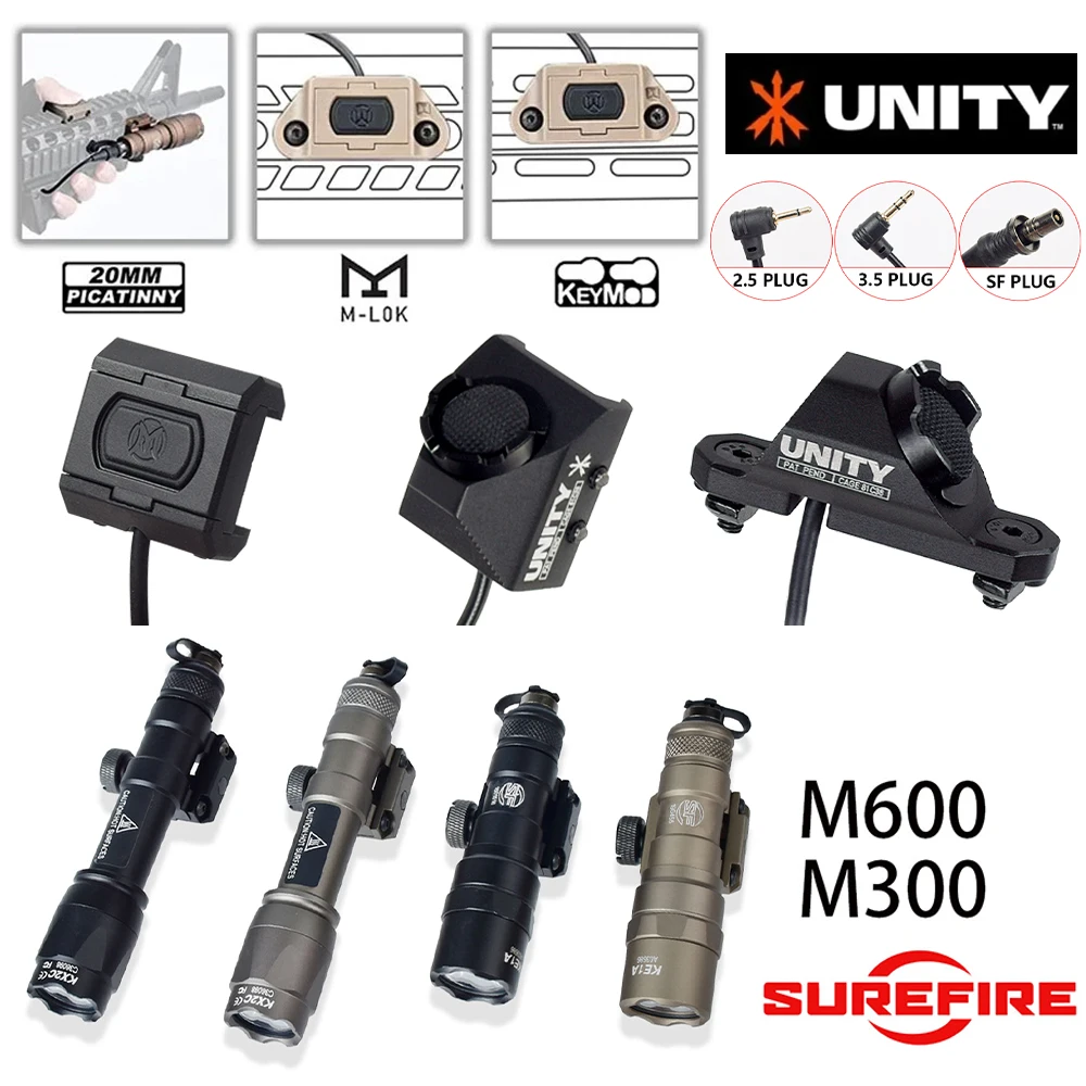 Surefire M600C Scout Light linterna táctica con interruptor Unity Axon - imagen 5