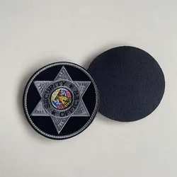 Parche táctico bordado emblema oficial seguridad gancho y bucle