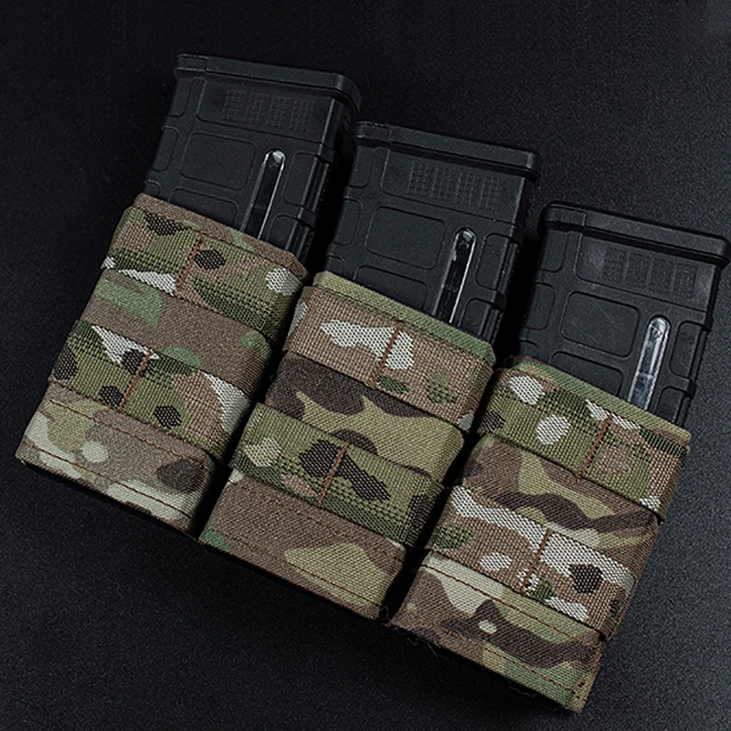 Portacargadores MOLLE Triple Abierto 5.56 – Funda Táctica para Munición - imagen 4