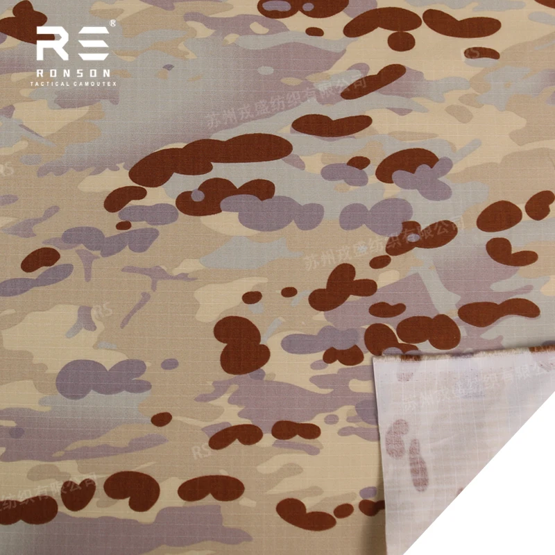 Tela táctica NYCO ripstop desértico australiano camuflaje para uniforme