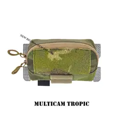 FCPC Chaleco táctico con panel MOLLE y bolsas EDC para pecho airsoft
