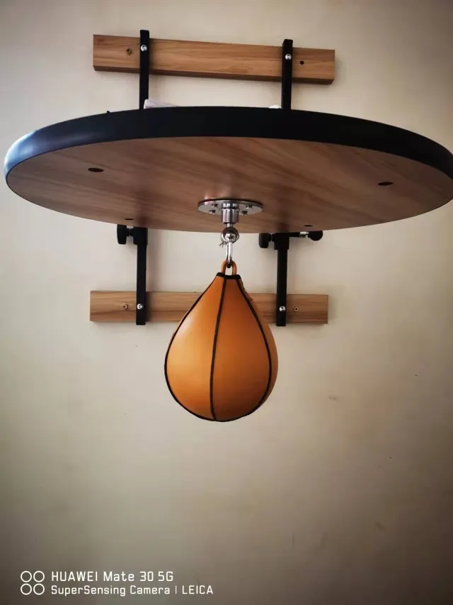 Balón de boxeo doble extremo en cuero para velocidad y reflejos - imagen 4